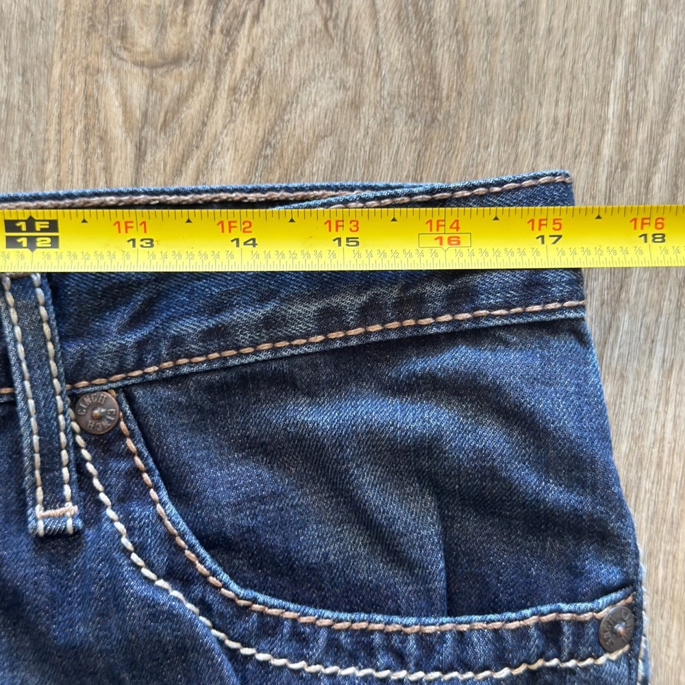 Cinch Ian Slim Fit Bootcut Jeans Mens 33x32 Dark Wash Denim MB69936001 - Picture 8 of 10